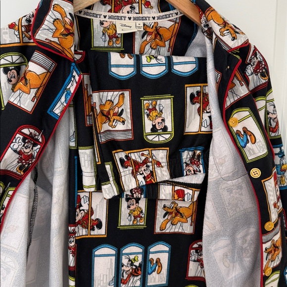 Disney Mickey and Pluto Pajama Set - Red, Yellow, Black - Picture 5 of 6